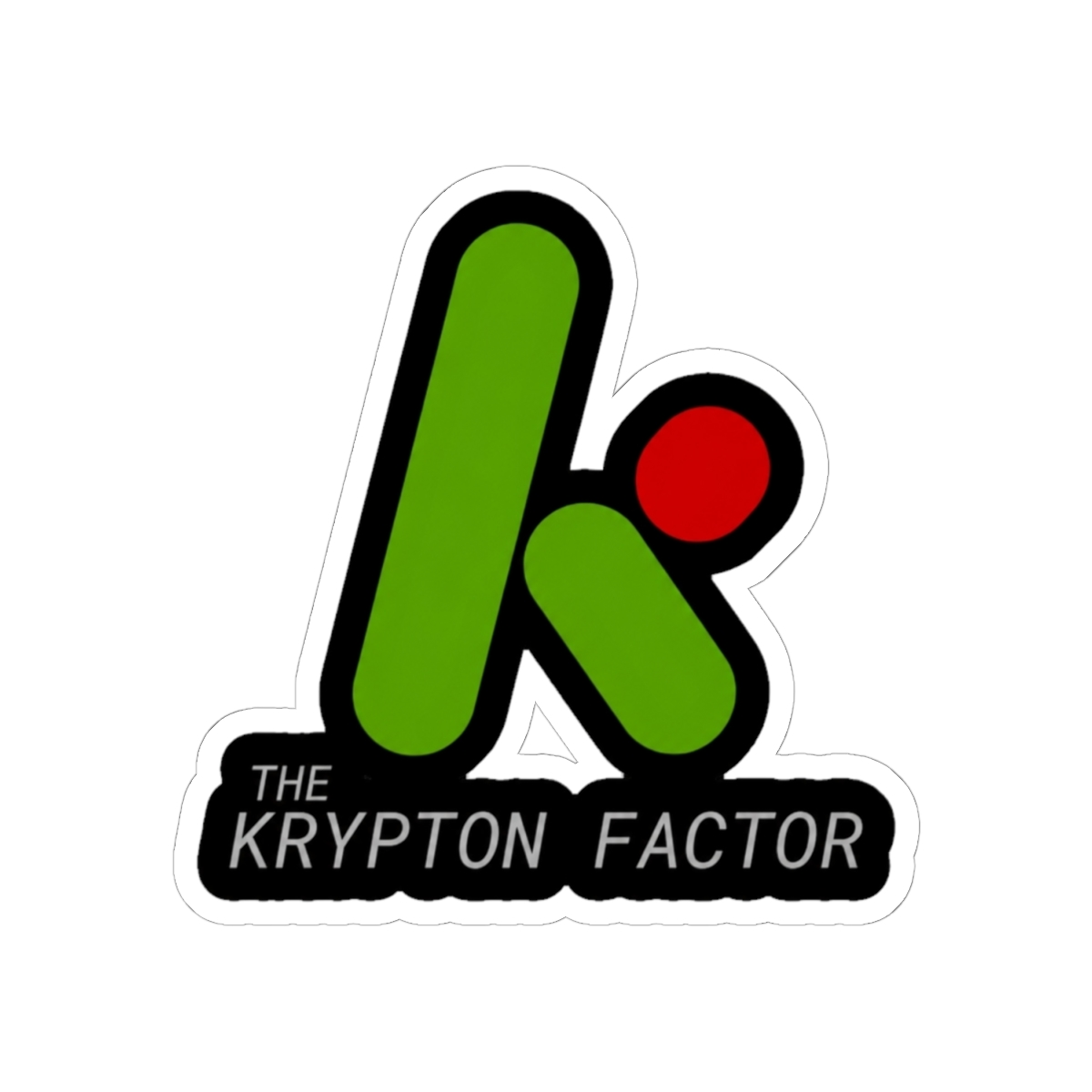 Retro The Kryton Factor Gameshow Sticker | Abiotic Factor - alternate angle 1, merchandise